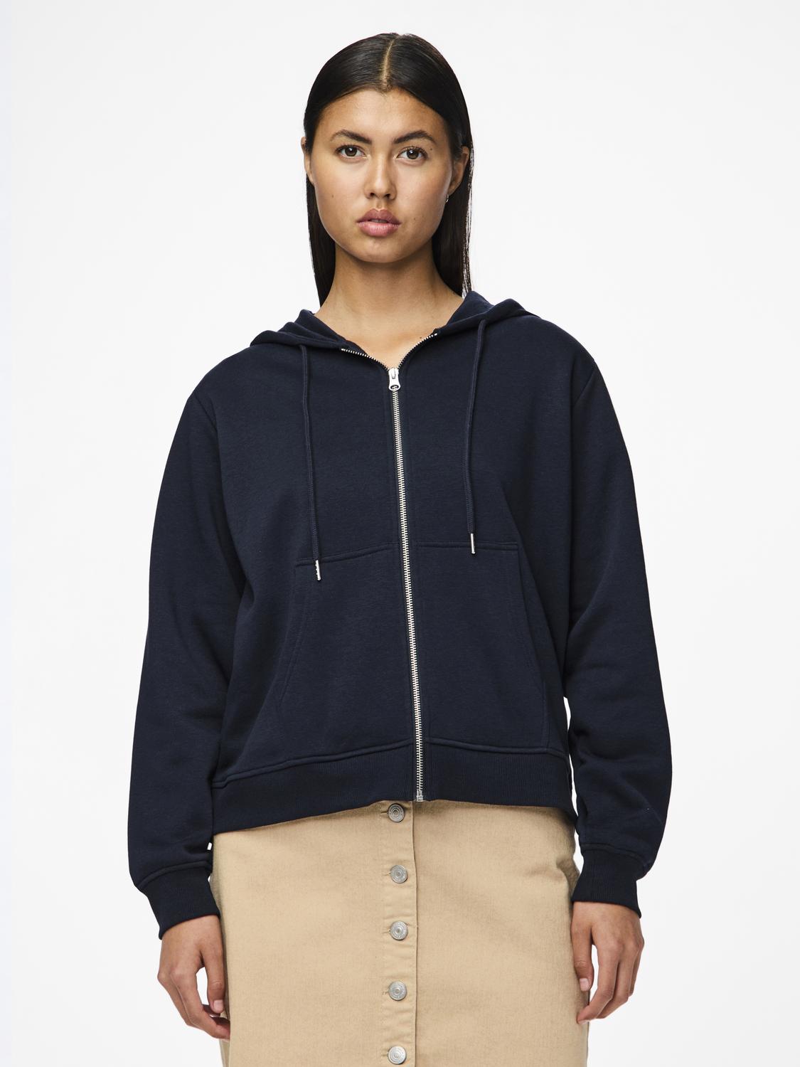 PCCHILLI ZIP Sweatshirt - Sky Captain